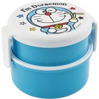 Skater Round Lunch Box 500ml Bento Box with Fork Doraemon I'm Doraemon Secret Tool ONWR1
