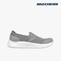 SKECHERS - Giày slip on nam mũi tròn Go Walk Flex 216488-GYRD