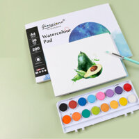 Sketchbook A4 SOSAMA sổ vẽ màu nước, vẽ phác thảo 60 trang 200 gsm SS-001462