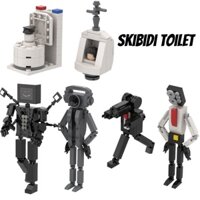 Skibidi Bộ Đồ Chơi Lắp Ráp Hình Người Đàn Ông Và Máy Ảnh Titan DIY Vui Nhộn Làm Quà Tặng Sinh Nhật Cho Bé