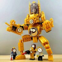 skibidi toilet Phiên bản nâng cấp tương thích ngược với LEGO Titan Clock Man 2.0 nhà vệ sinh mới và màn hình người đàn ô