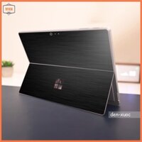 Skin dán Aluminum Chrome đen xước cho Surface 3 2015; Go, Go 2, Go 3; Pro 2 3 4 5 6 7 8 X