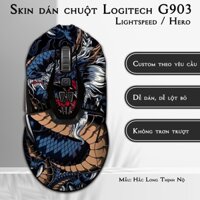 Skin dán chuột Logitech G903 mẫu Hắc Long Thịnh Nộ | Miếng dán Film 3M chống trơn trượt