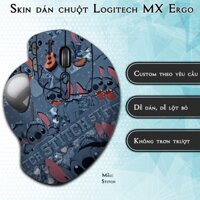 Skin dán chuột Logitech MX Ergo mẫu Stitch | Miếng dán Film 3M chống trơn trượt