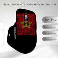 Skin dán chuột Logitech MX Master 3, 3s mẫu Vietnam | Film 3M | Custom theo yêu cầu