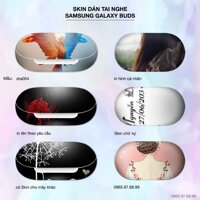 Skin dán tai nghe Samsung Galaxy Buds in hình Phượng hoàng - dra055