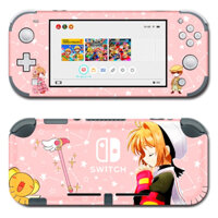Skin decal dán Nintendo Switch Lite mẫu Cardcaptor Kinomoto Sakura Pink (đã cắt sẵn, dễ dán)