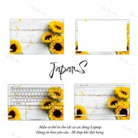 SKIN LAPTOP MẪU Hoa hướng dương - Dán được cho MỌI DÒNG MÁY - Có hỗ trợ in hình theo yêu cầu ...