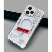 SKinarma ốp lưng 15promax từ tính trong suốt Tương thích cho iphone 15 Pro max chống sốc chống rơi chống vân tay có vỏ lỗ dây buộc