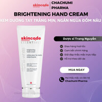 Skincode Brightening Hand Cream - Kem dưỡng tay làm trắng mịn và bảo vệ da, ngăn ngừa đốm nâu, đồi mồi