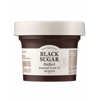 [Skinfood] Black Sugar Perfect Essential Scrub 2X 100g & 210g / Sữa rửa đầu đen dưỡng ẩm & nuôi dưỡng