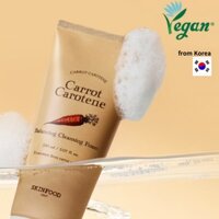 [Skinfood] Bọt làm sạch cân bằng Carotene cà rốt 150ml / Sữa rửa mặt dưỡng ẩm / Công thức cân bằng pH