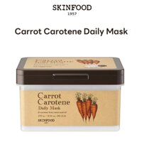Skinfood Carrot Carne Mặt nạ hàng ngày 30 tờ / 1 cái / Làm dịu, Dưỡng ẩm nhanh, Da nhạy cảm, Dầu hạt cà rốt, Giảm màu đỏ