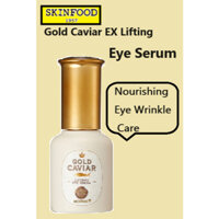 [Skinfood] Gold Caviar EX Lifting Eye Serum 32ml / Vàng kèm tinh chất dưỡng mắt cho da khô, chảy xệ và lão hóa