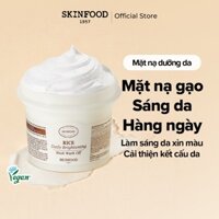 [SKINFOOD Official] Mặt nạ rửa gạo sáng da và tẩy tế bào chết toàn thân dùng hằng ngày Rice Daily Brightening Mask Wash Off 210g