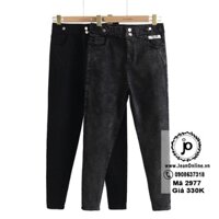Skinny jean nữ big size (MS 2977) quần bò nữ ngoại cỡ 60kg đến 90kg