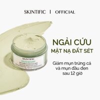 Skintific Mugwort ANTI PORES & Mặt Nạ Đất Sét Mặt Nạ bùn MỤN Mặt Nạ Cấp ẩm Mặt Nạ Ngải Cứu 55g - [Chính Hãng]