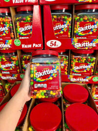 Skittles Original 54oz | Hũ Kẹo Trái Cây Mỹ Size Lớn 1.53kg