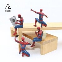 Skjk 4 Cái / bộ Đồ Chơi Mô Hình Người Nhện, Marvel Selfie Spider Man Đồ Chơi Sưu Tập, Ba Lô Búp Bê Anime PVC Siêu Anh Hùng Người Nhện Nhân Vật Truyện Tranh Quà Sinh Nhật