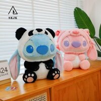Skjk Lilo Stitch Đồ chơi sang trọng, Búp bê sang trọng lông cừu Stitch Cos Panda, Đồ chơi đi kèm Koala Panda Bộ sưu tập hoạt hình Đồ chơi Anime nhồi bông Trang trí tiệc sinh nhật