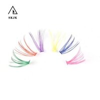 Skjk Lông Mi Giả, Lông Mi Chồn 10-16mm Phối Màu Lông Mi Cụm, Trang Điểm Lông Tơ DIY Lâu Dài Nối Mi Đảng