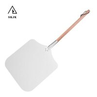 Skjk Pizza Paddle, Hợp kim nhôm mở rộng tay cầm bằng gỗ Xẻng Pizza, Dễ dàng làm sạch Chống dính có thể tháo rời Đồ dùng nhà bếp vỏ Pizza chuyên nghiệp