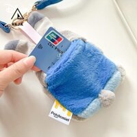 Skjk Zoo-topia Photocard Holder, Phim hoạt hình Benjamin Zootropolis Photosleeve, Kawaii ClawHauser có dây buộc Vỏ bảo vệ Judy & Nick ID Card Cover Girl