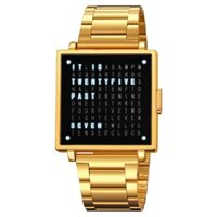 Skmei 2312 Thời Trang Giải Trí Người Đàn Ông Đồng Hồ Chống Thấm Nước Đèn LED Hợp Kim Kẽm Vỏ Thép Không Gỉ Hoặc Dây Da Thiết Kế Mặt Vuông Đồng Hồ Đeo Tay Nam