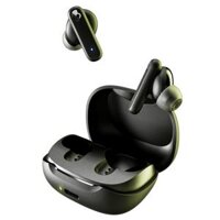 Skullcandy Smokin’ Buds® True Wireless Earbuds – Black, Pin 20h, IPX4, Skullcandy Spreme Sound, 50% Renewable Plastics, 3 EQ Modes, Call and Full Media Controls
