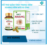 SKV Xoang- Viên Uống Hỗ Trợ Trị Xoang, Viêm mũi dị ứng, Lọ 30 viên