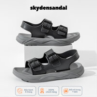 Skydensandal - Giày sandal nam nữ màu đen hính hãng Dép Sandan Nam Nữ, Sandal Học Sinh Quai Ngang，Quai Ngang Chống Nước