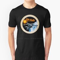 Skylab Mission Patch Áo 100% Cotton Skylab Space Exploration Rockets Saturn V Saturn 5 Apollo Mir Moon Gemini Space