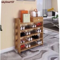 ۩☏skyline157kệ để GIÀY DÉP 5 TẦNG bằng GỖ MDF