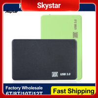 Skystar Solid State Disk Ổ cứng Usb 3.0 tốc độ cao Siêu mỏng Tốc độ cao 6 / 8 / 10 / 12tb Ssd Ổ cứng gắn ngoài di động để truyền dữ liệu nhanh Usb HD cho người mua Đông Nam