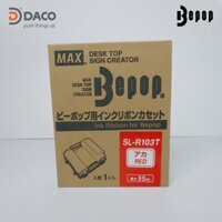 SL-R103T Băng mực máy in Bepop CPM100, màu Đỏ, 110mm x 55m