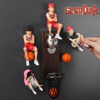 Slam Dunk Dụng Cụ Mở Chai Bia Nắp Dụng Cụ Mở Tủ Lạnh Miếng Dán Sáng Tạo Bóng Rổ Treo Tường Dụng Cụ Mở Chai Từ Tính