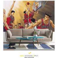 Slam DUNK Poster Dán Tường Giấy Dán Tường Trang Trí Ký Túc Xá Phòng Ngủ Miếng Dán