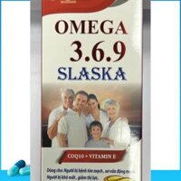 Slaska Omega 369 CoQ10 + Vitamin E Tradiphar (Lọ/60v) đỏ