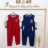 Sleepsuit nỉ hàng xuất dư Car.ters bộ body liền thân không tất chân cho bé (0-24m) (Chọn mẫu)