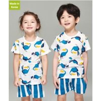 Sleepwear Bộ cộc cotton giấy Hàn Quốc cho bé