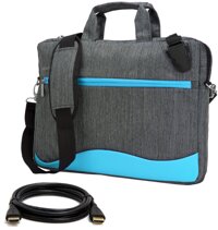 Slim Blue Anti-Theft Laptop Messenger Bag 14 15.6 inch for Toshiba Tecra C40 A40 Z40 X40 C50 A50