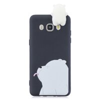 Slim TPU Linh Hoạt Silicone Đơn Giản Đáng Yêu Mô Hình Động Vật Vỏ Vỏ Bảo Vệ Vỏ Điện Thoại Cho Samsung Galaxy J7 (2016)/ J710F 5.5" [bonus]