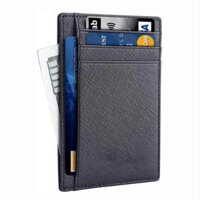 Slim Wallet RFID Blocking Minimalist Credit Card Holder Holds up to 7 Cards and Bank Notes Ideal for Travel