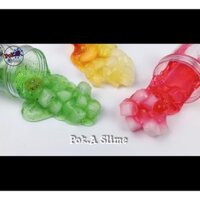 Slime Fresh Fruit Jello trio (bộ 3 mứt trái cây) - chất clear slime