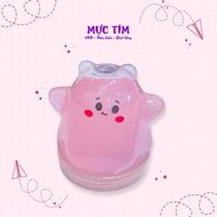 Slime hủ gấu hồng nhạt trong suốt 62k