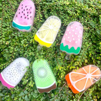 Slime mây mẫu que kem trái cây