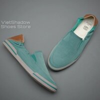 Slip on nam - Giày lười vải nam cao cấp - Mũ giày bằng polyester (gió) chống thấm 4 màu tuyệt đẹp - Mã 20610 LTN