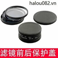 Slr Camera Lọc Hộp Bảo Vệ Ống Kính UV Ống Kính Bảo Quản Hộp Chống Bụi Kim Loại Vỏ Bảo Vệ CPL Lọc Bao Túi