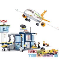 SLUBAN M38-B0367 B0367 0367 M38B0367 38-B0367 non Lego SÂN BAY bộ đồ chơi xếp lắp ráp ghép mô hình City AVIATION Thành Phố 678 khối