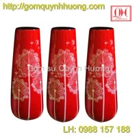 SM-039 – Lọ hoa sơn mài vẽ hoa cỏ